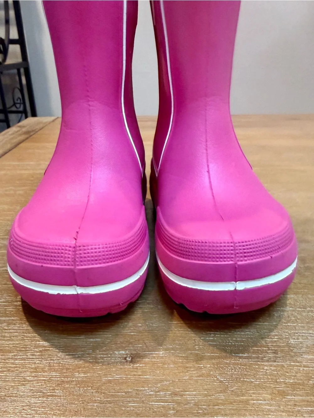 CROCS Kids Jaunt Shorty Rain Boots Pink Size 2